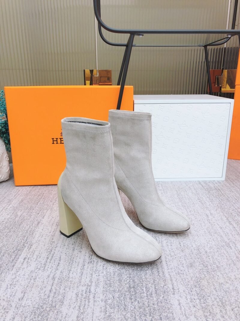 Botines con tacón HERMES - Imagen 4