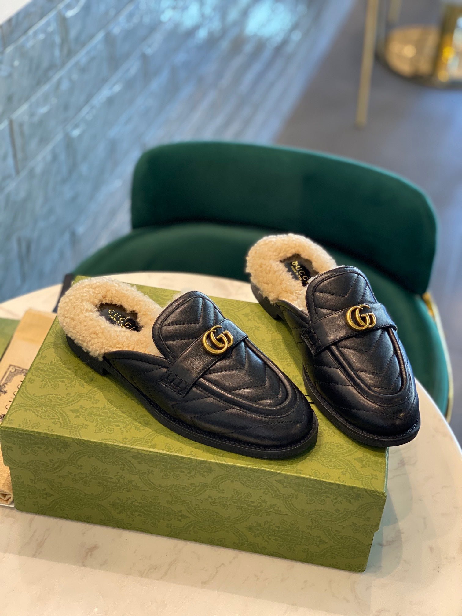 Mocasín con Doble G Gucci