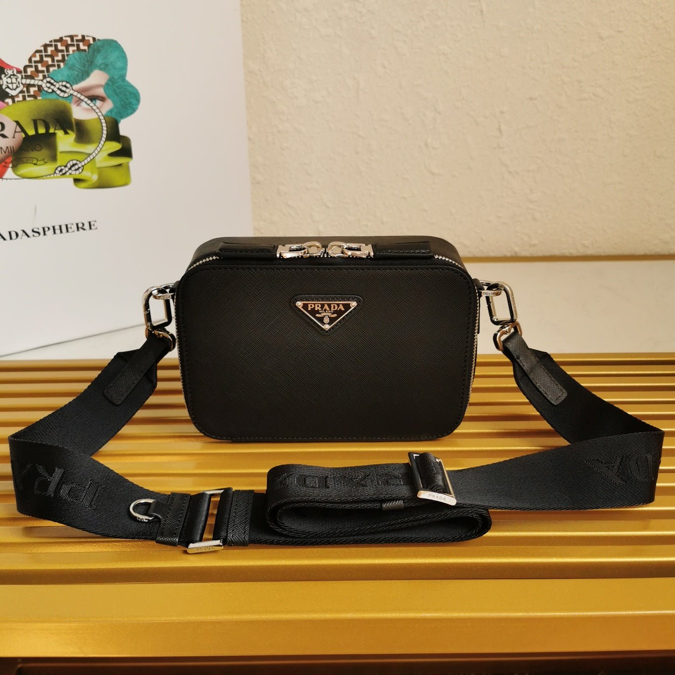 Bolso al hombro de Re-Nylon PRADA