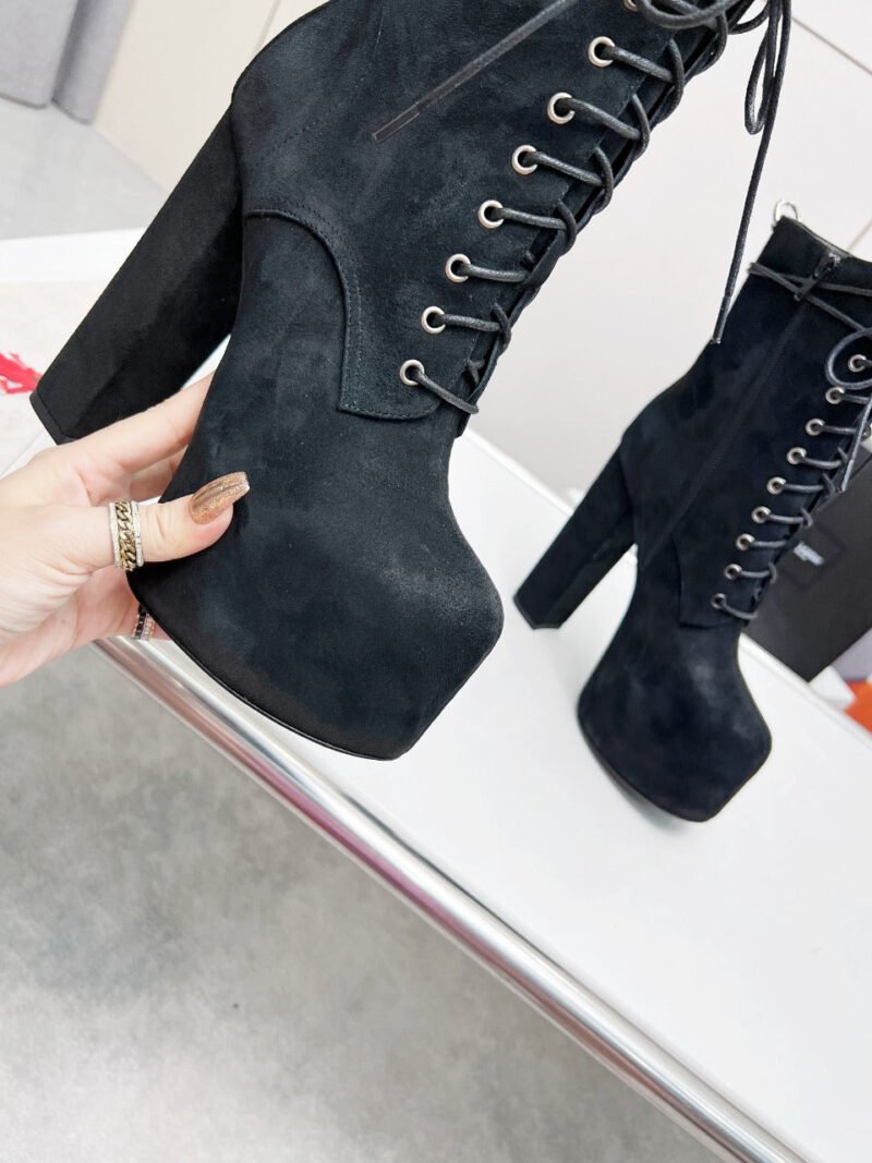 Botines Cherry de Plataforma Piel YSL - Imagen 8
