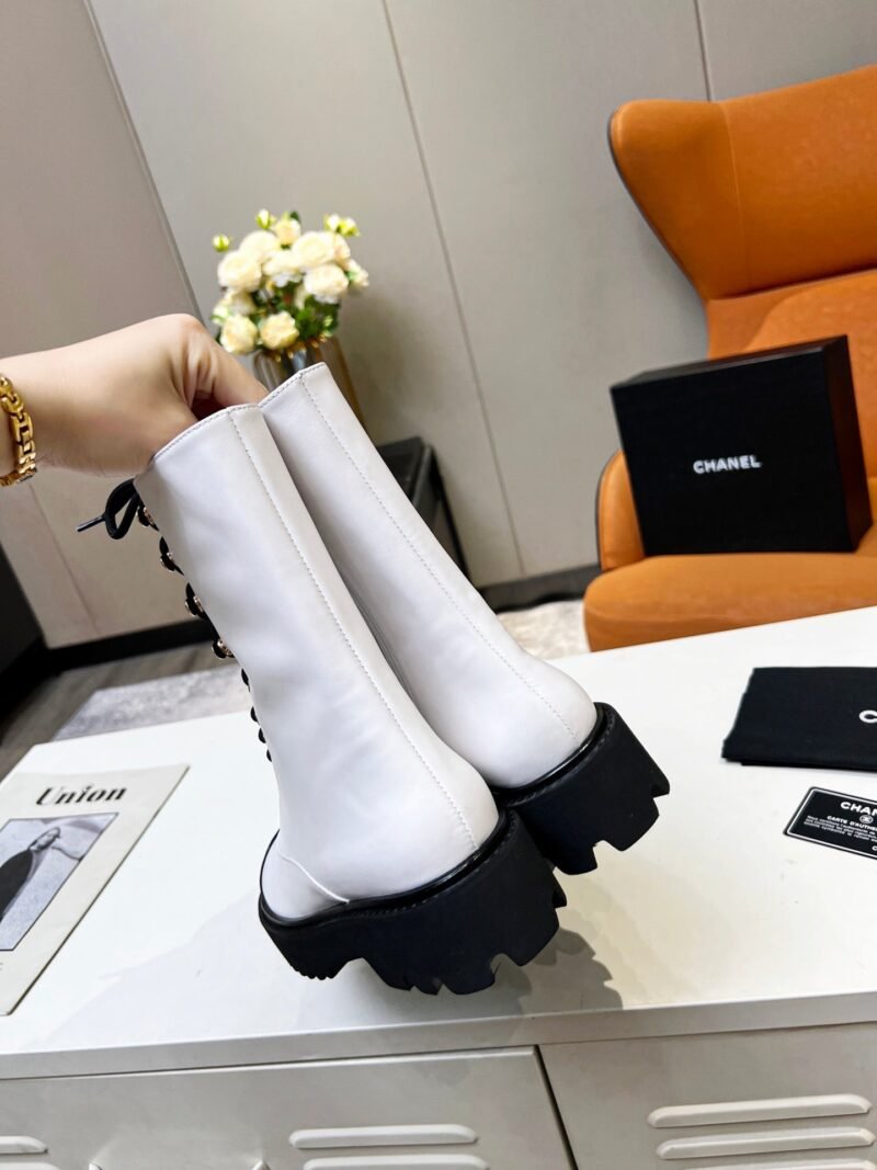 Botines de cordón Chanel - Imagen 6