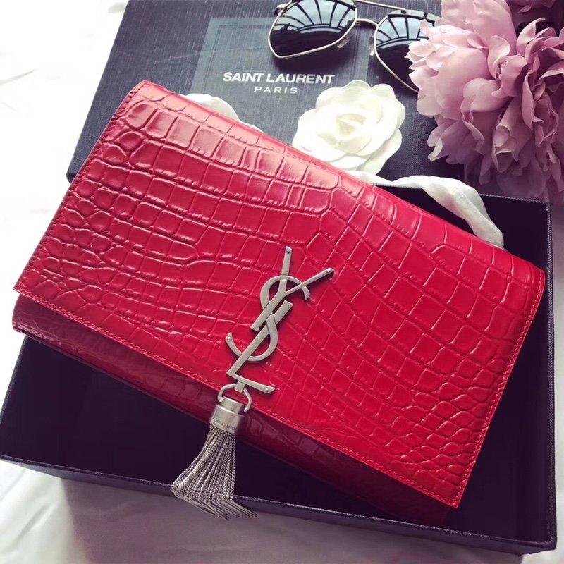 CARTERA KATE CON CADENA Y BORLA YSL