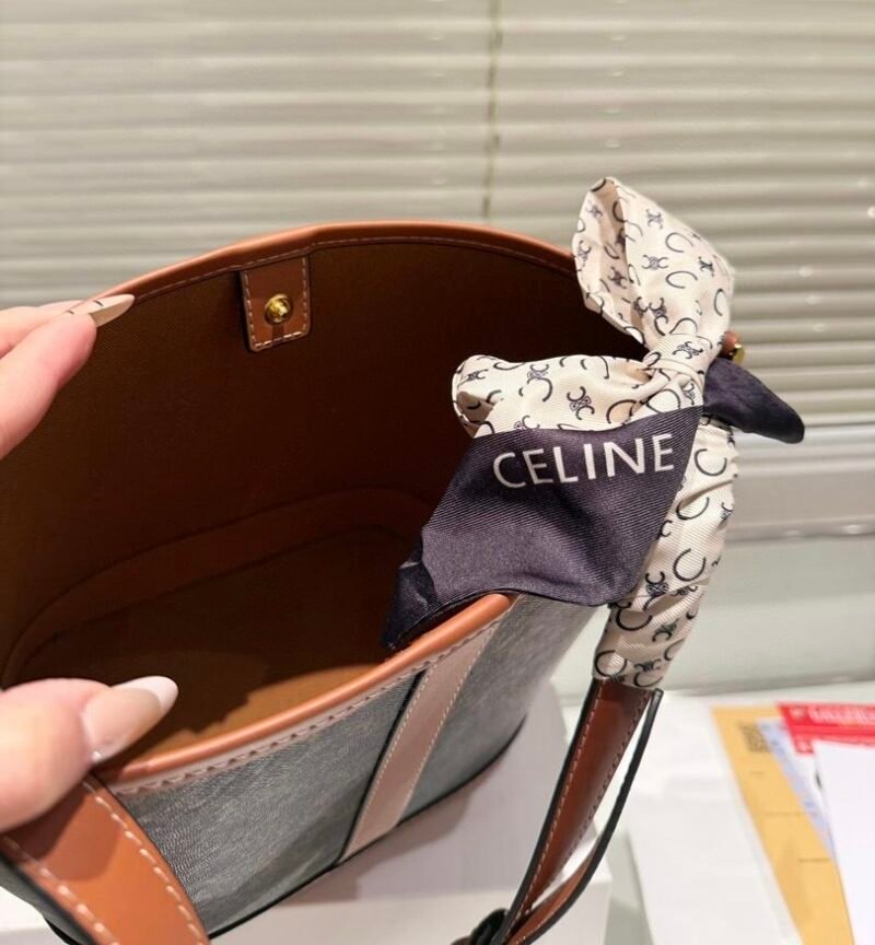 CUBO PEQUEÑO DE LONA TRIOMPHE CELINE - Imagen 8