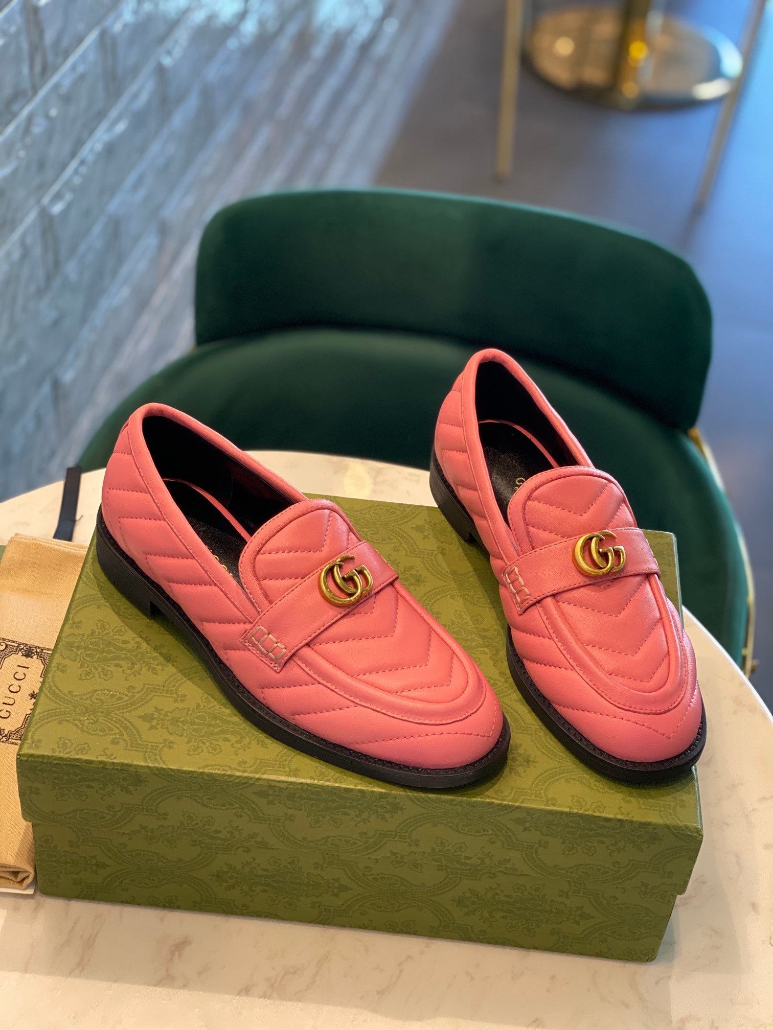 Mocasín con Doble G Gucci