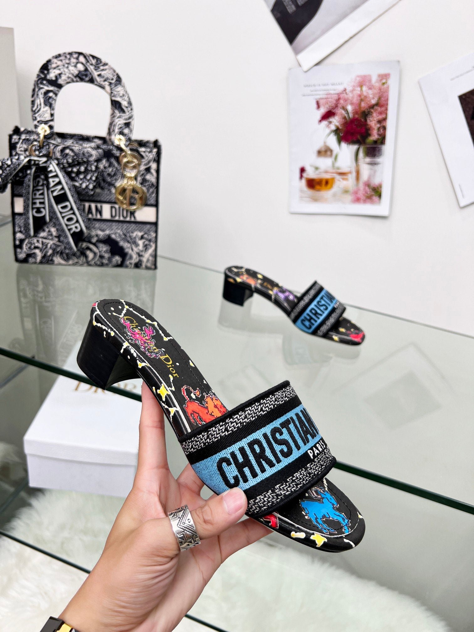 Mule Dway Dior Tacón Alto