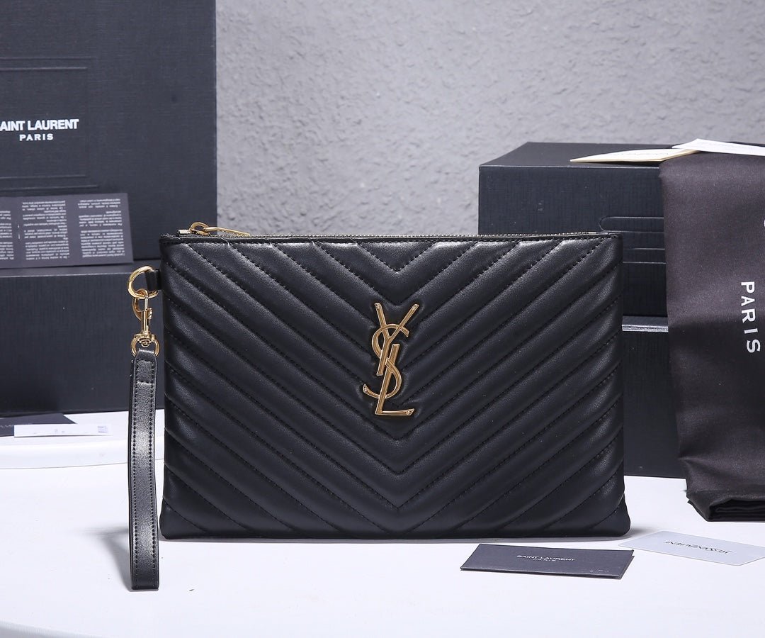 Bolso de mano acolchado YSL