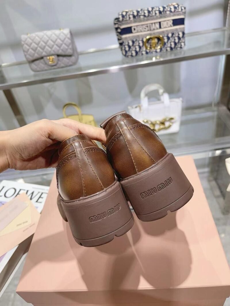 Zapato Laced Fumé Miu Miu - Imagen 7
