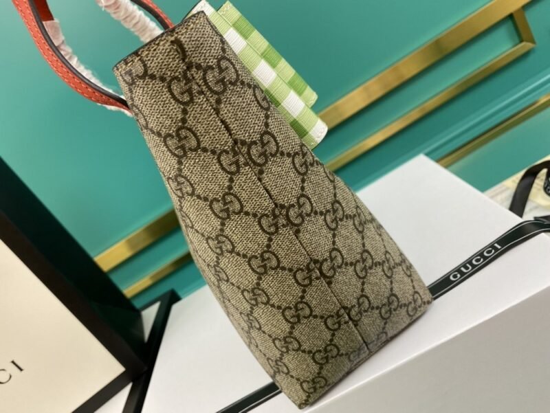 Tote Infantil GG con Lazo de Cuadros GUCCI - Imagen 2