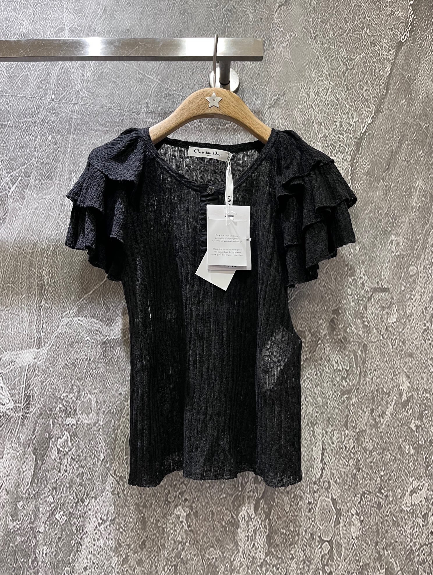 Blusa con volantes DIOR