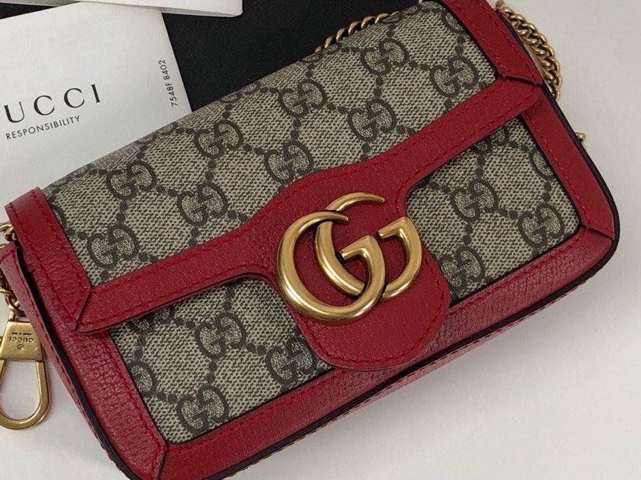 Microbolso GG Supreme de piel GUCCI - Imagen 2