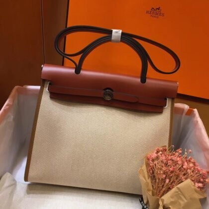 BOLSO HERBAG DE LONA - HERMES