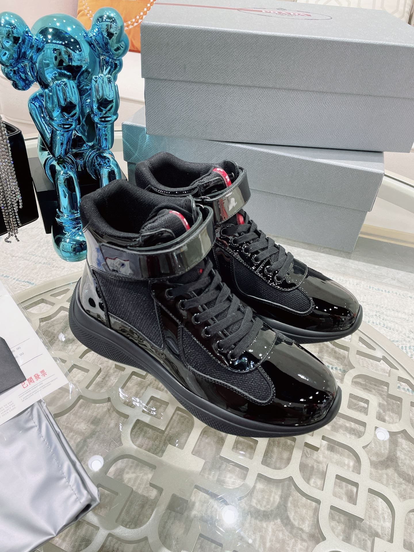 Zapatillas altas Prada America's Cup