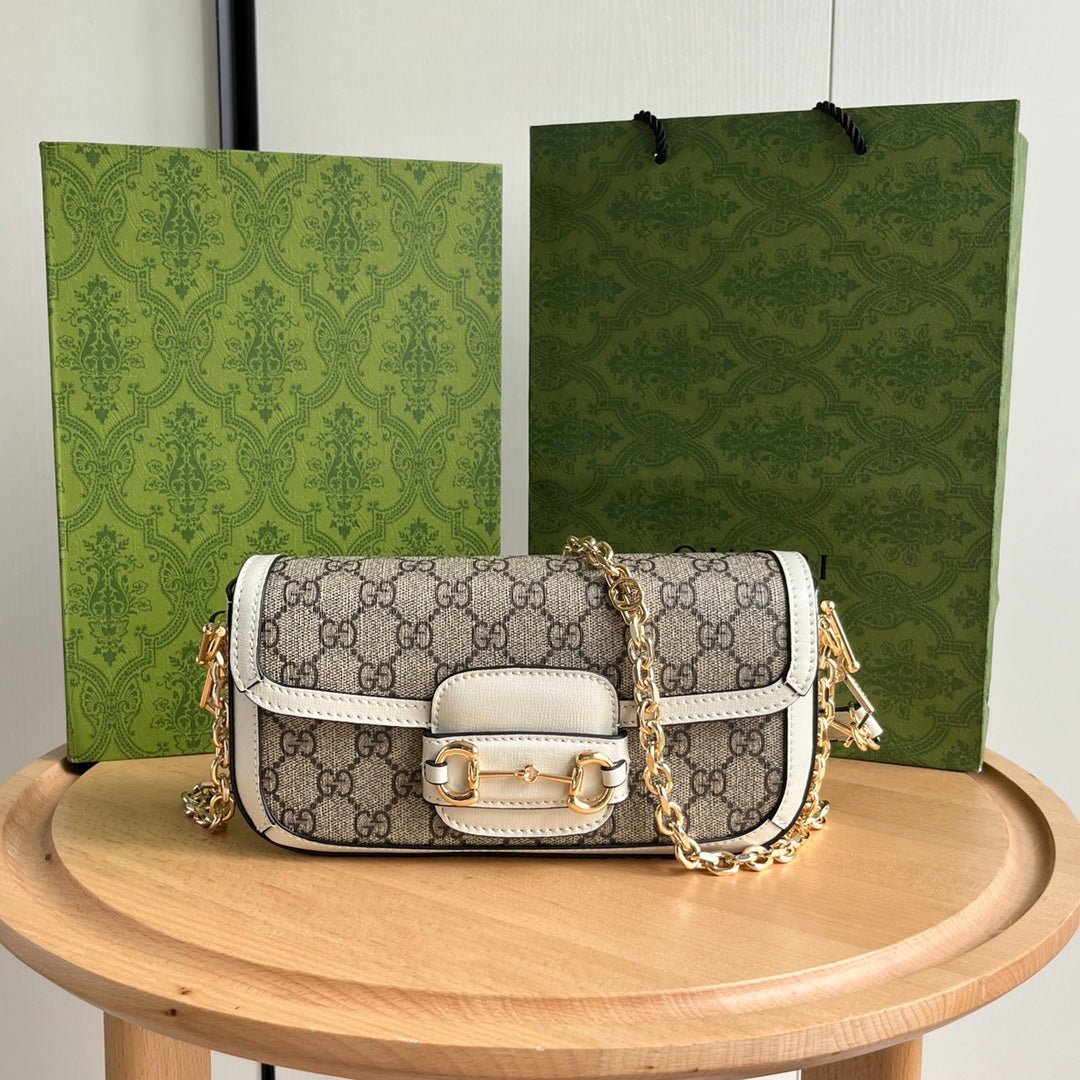 Bolso de hombro horsebit Gucci