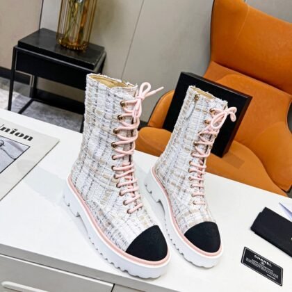 Botines de cordón Chanel