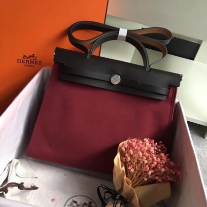 BOLSO HERBAG DE LONA - HERMES