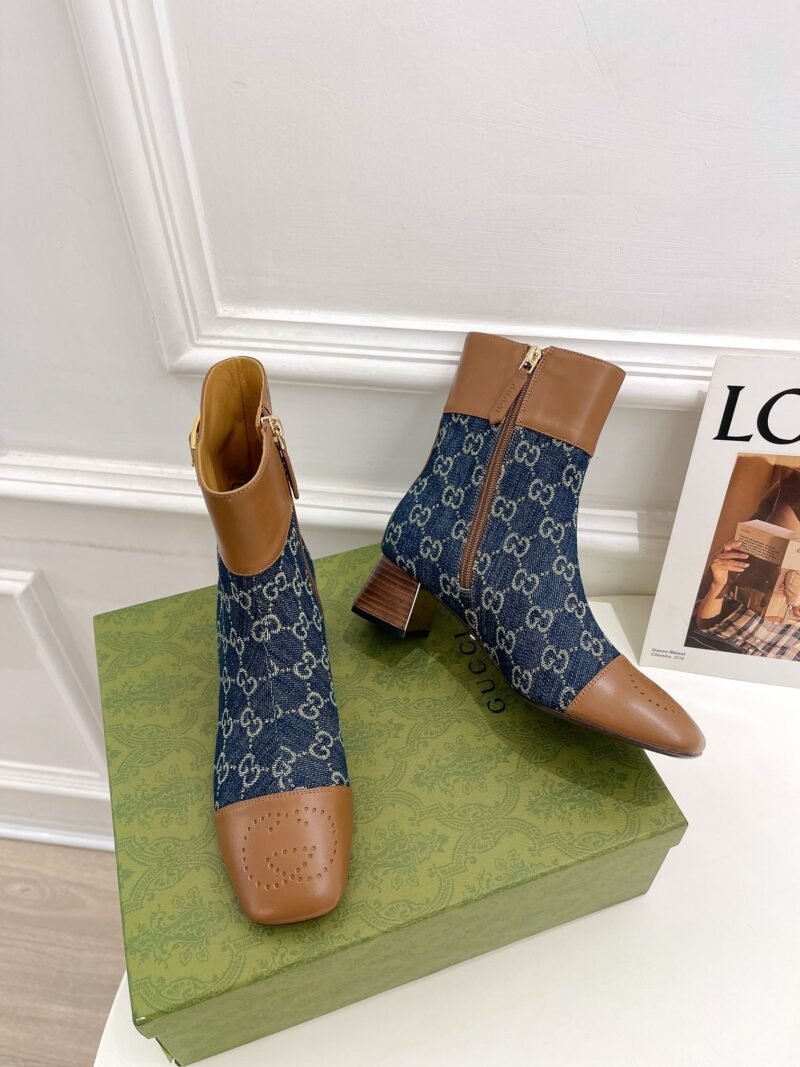 Botín de lona GG Gucci - Imagen 7