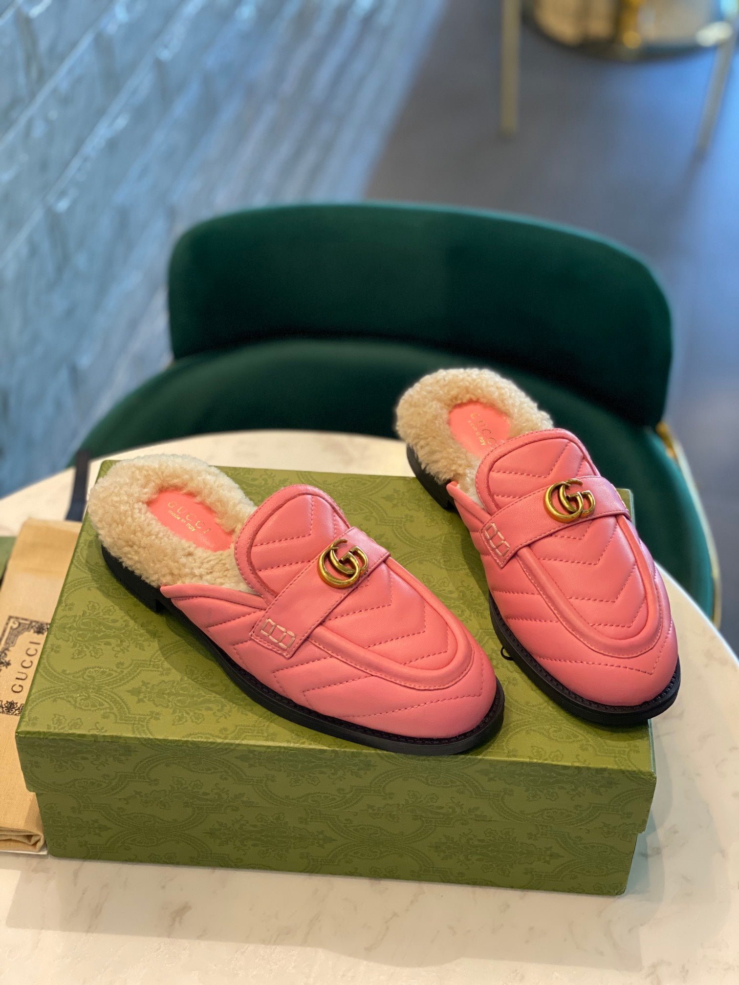 Mocasín con Doble G Gucci