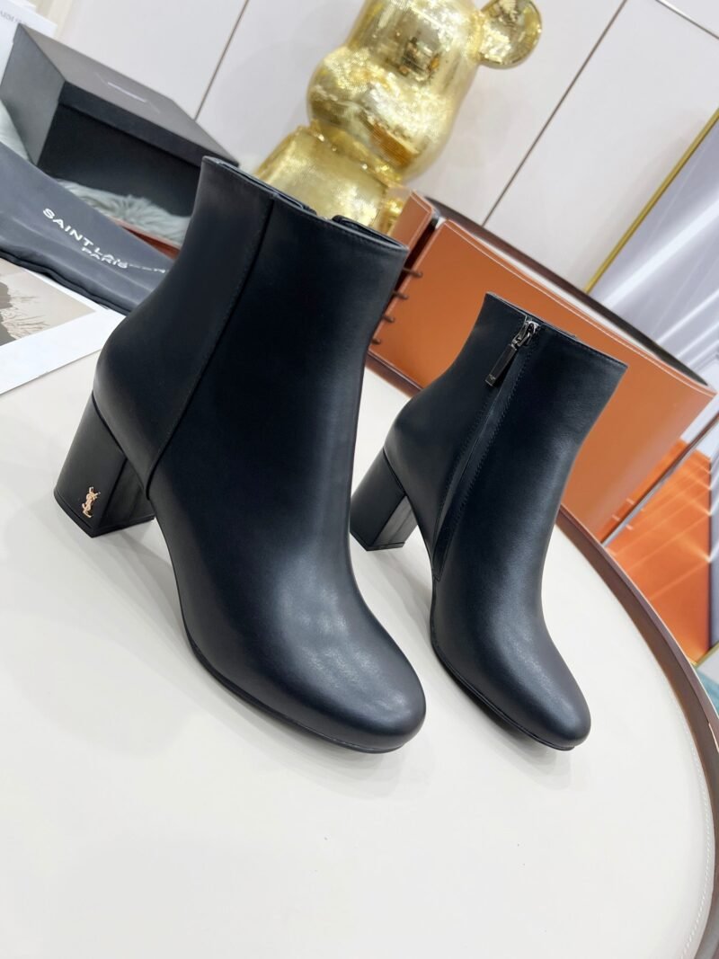 Botines Lou de Piel Lisa YSL - Imagen 2
