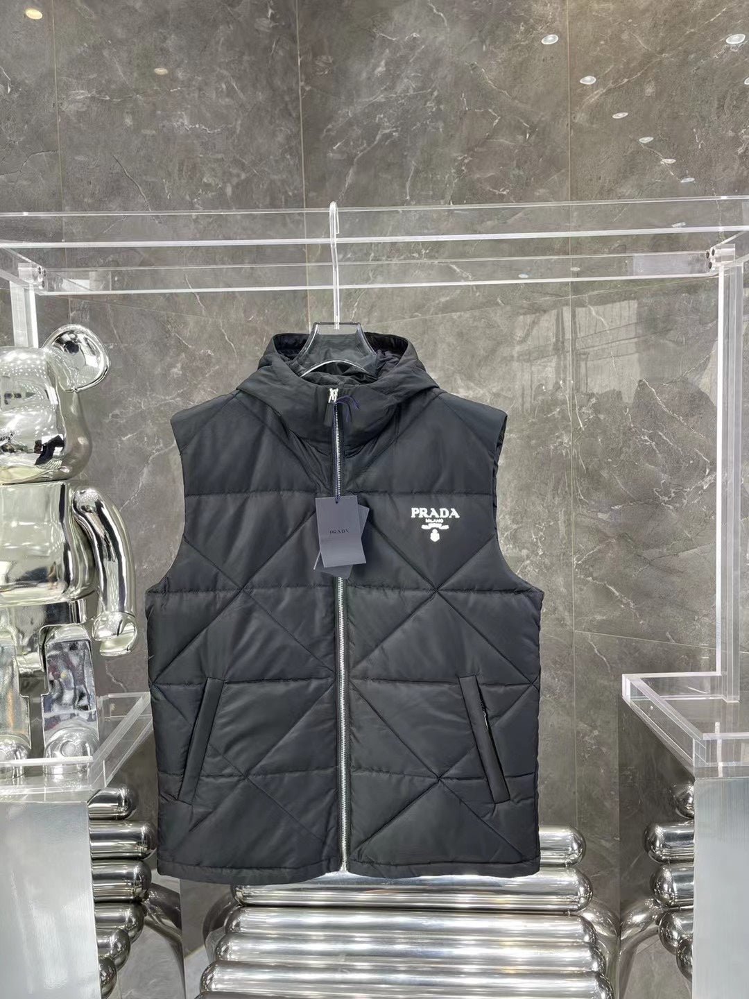 Chaqueta de Plumón Re-Nylon Prada