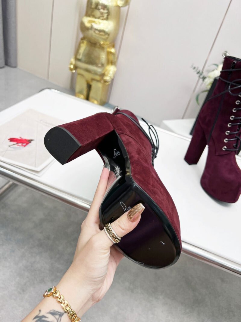 Botines Cherry de Plataforma Piel YSL - Imagen 9