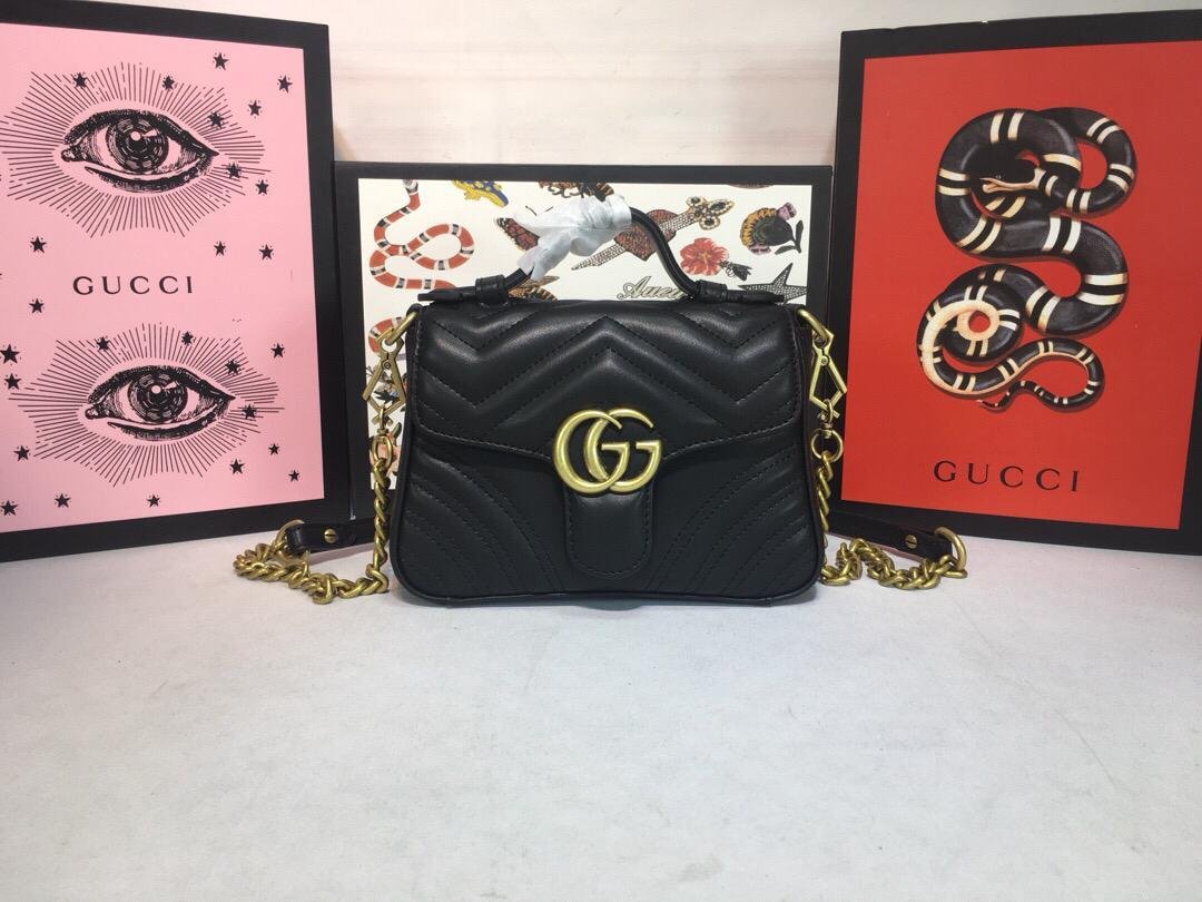 Bolso de Mano GG Marmont Pequeño GUCCI