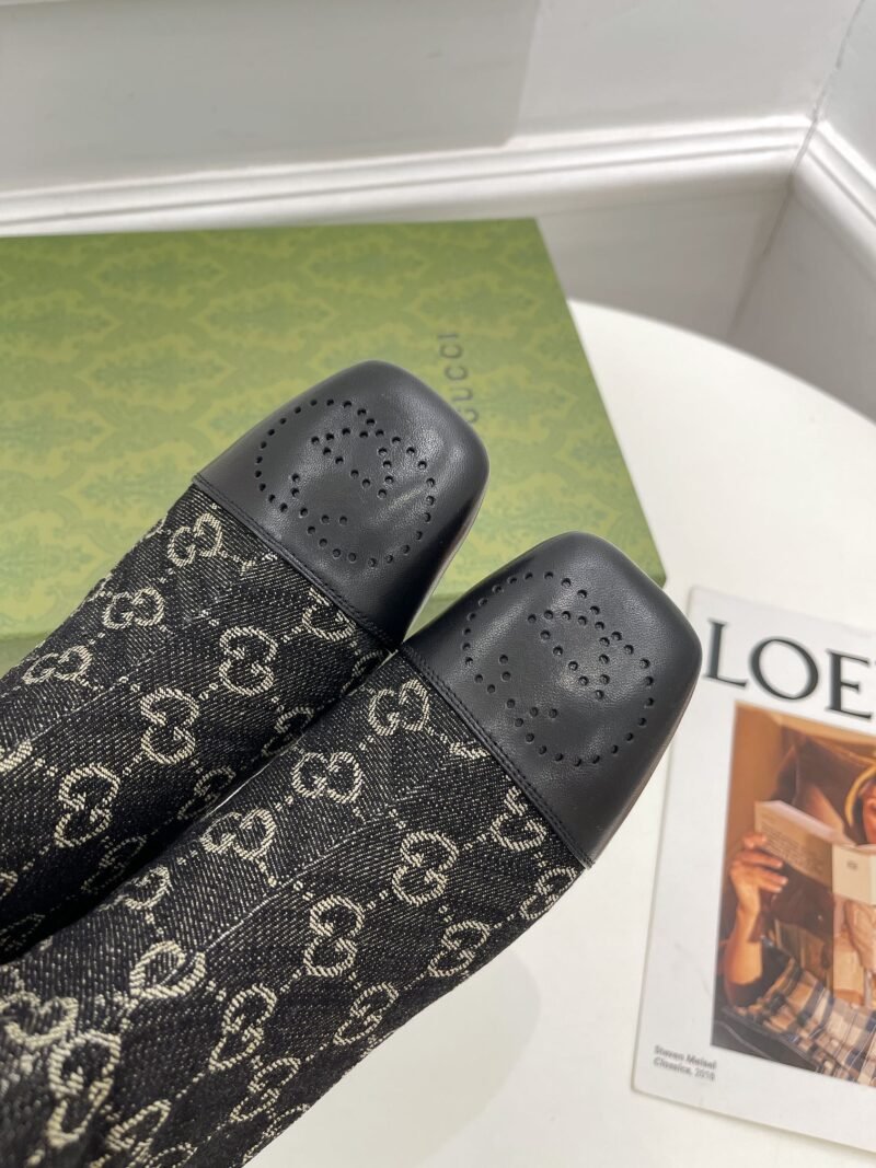 Botín de lona GG Gucci - Imagen 5