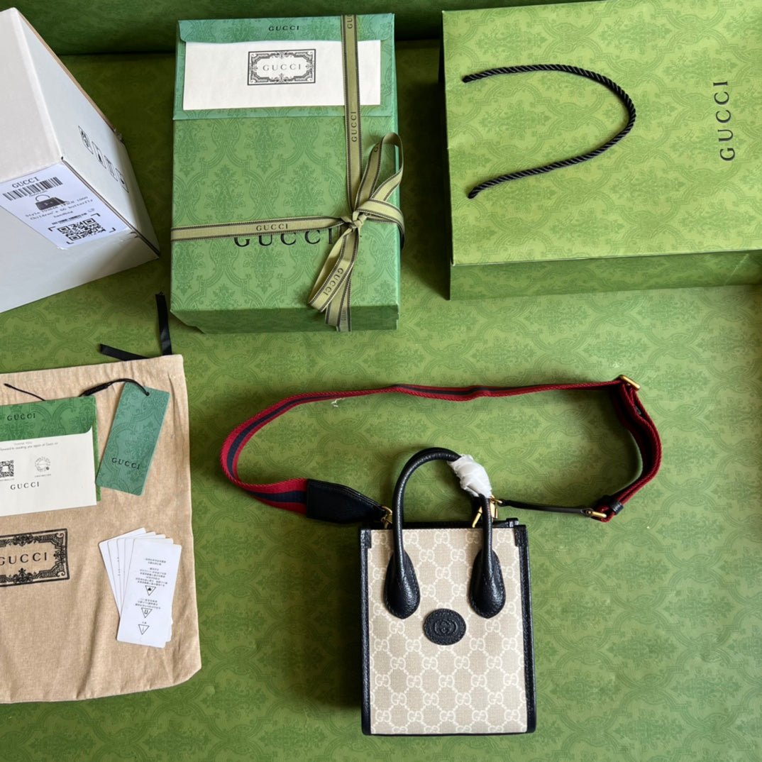 Minibolso tote con GG Jumbo GUCCI