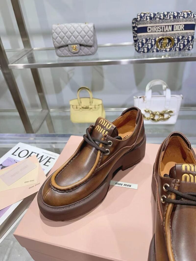 Zapato Laced Fumé Miu Miu - Imagen 3