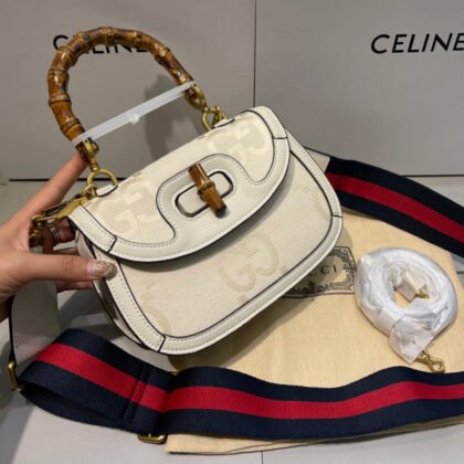 Bolso bamboo pequeño Gucci