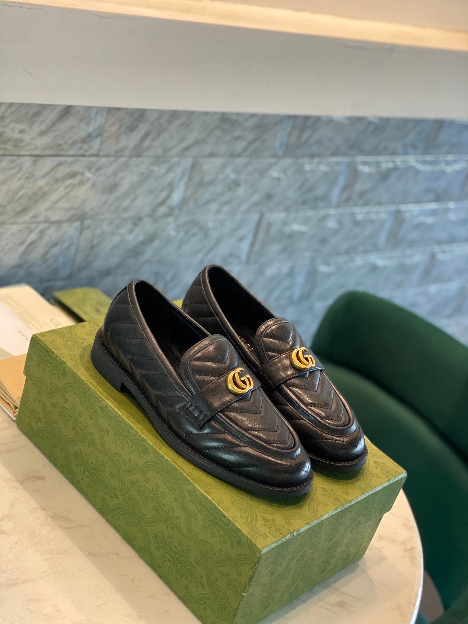 Mocasín con Doble G Gucci