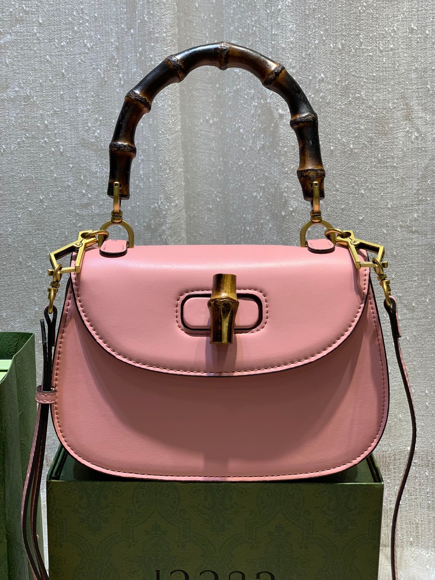 Bolso bamboo pequeño Gucci