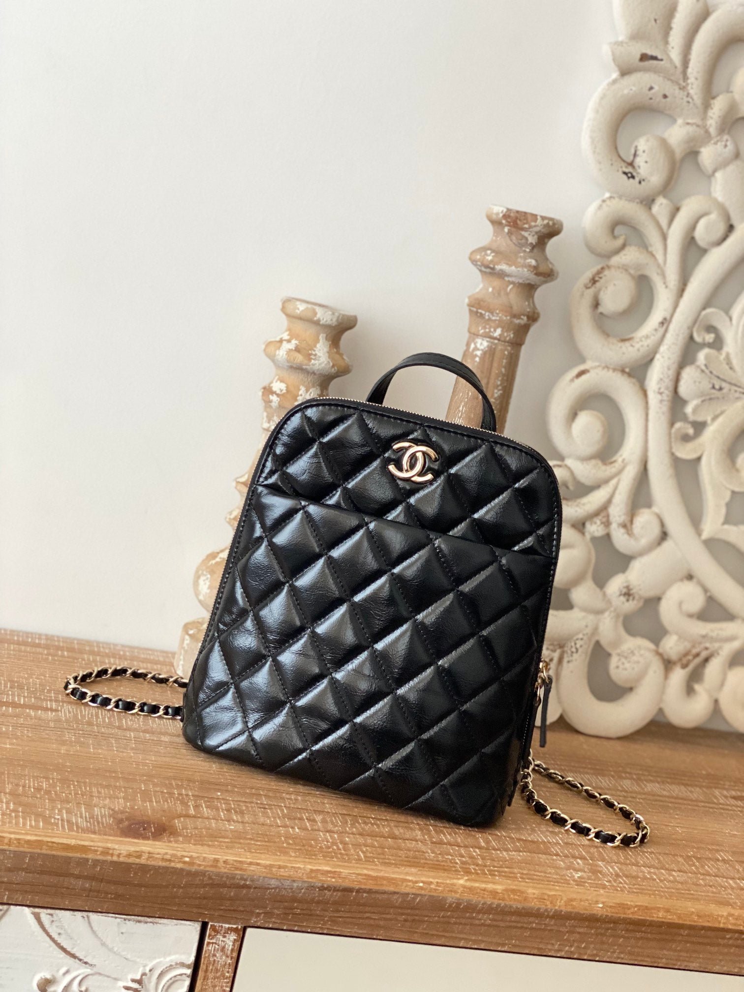 Bolso de mano con cadena Chanel