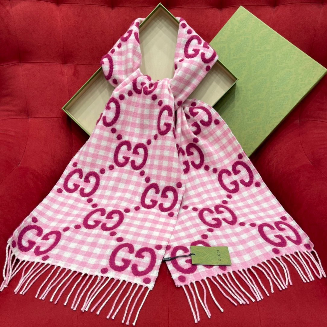 Bufanda de punto de jacquard GUCCI