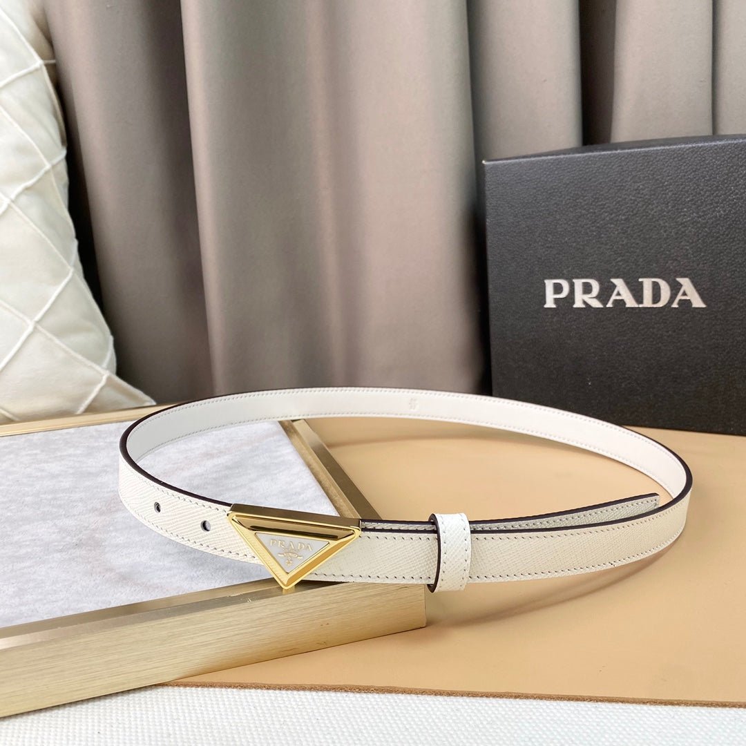 Cinturón de piel saffiano PRADA