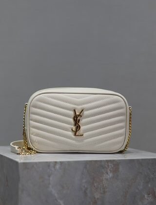 Bolso Lou mini de piel acolchada YSL
