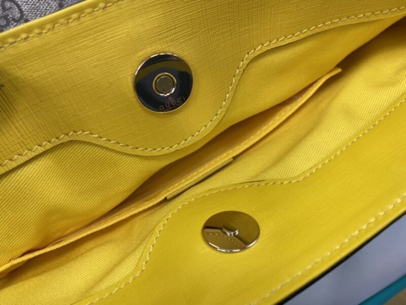 Tote Infantil GG con Lazo de Cuadros GUCCI - Imagen 15