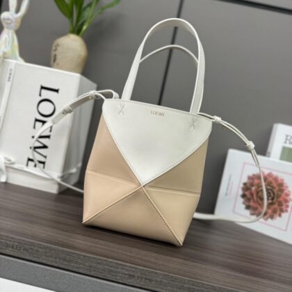 Bolso Puzzle Fold tote mini Loewe
