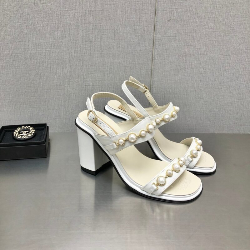 Sandalias de tacón alto chanel - Imagen 2