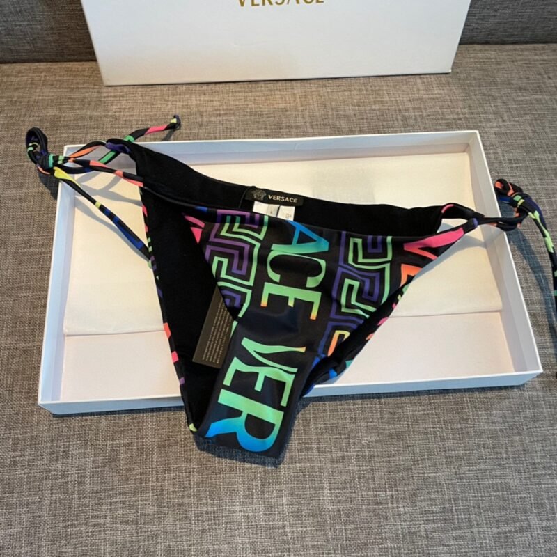 Bikini Greca Neon Print Versace - Imagen 8