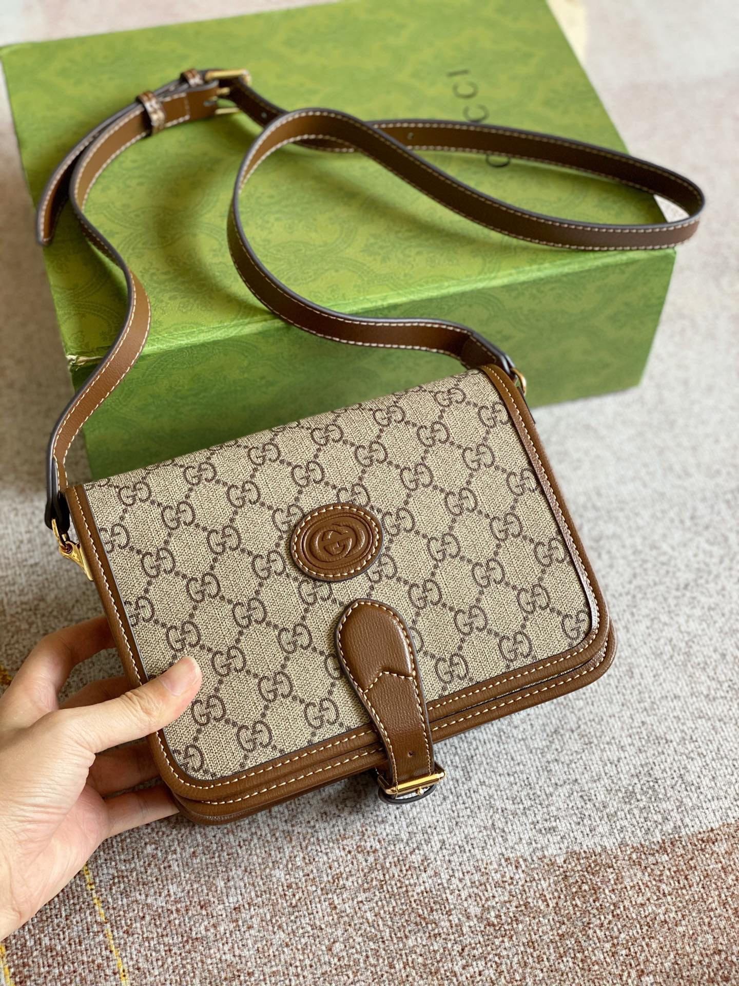Bolso de hombro Gucci Horsebit GUCCI