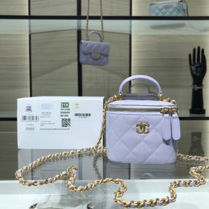VANITY CASE PEQUEÑO CON CADENA CHANEL