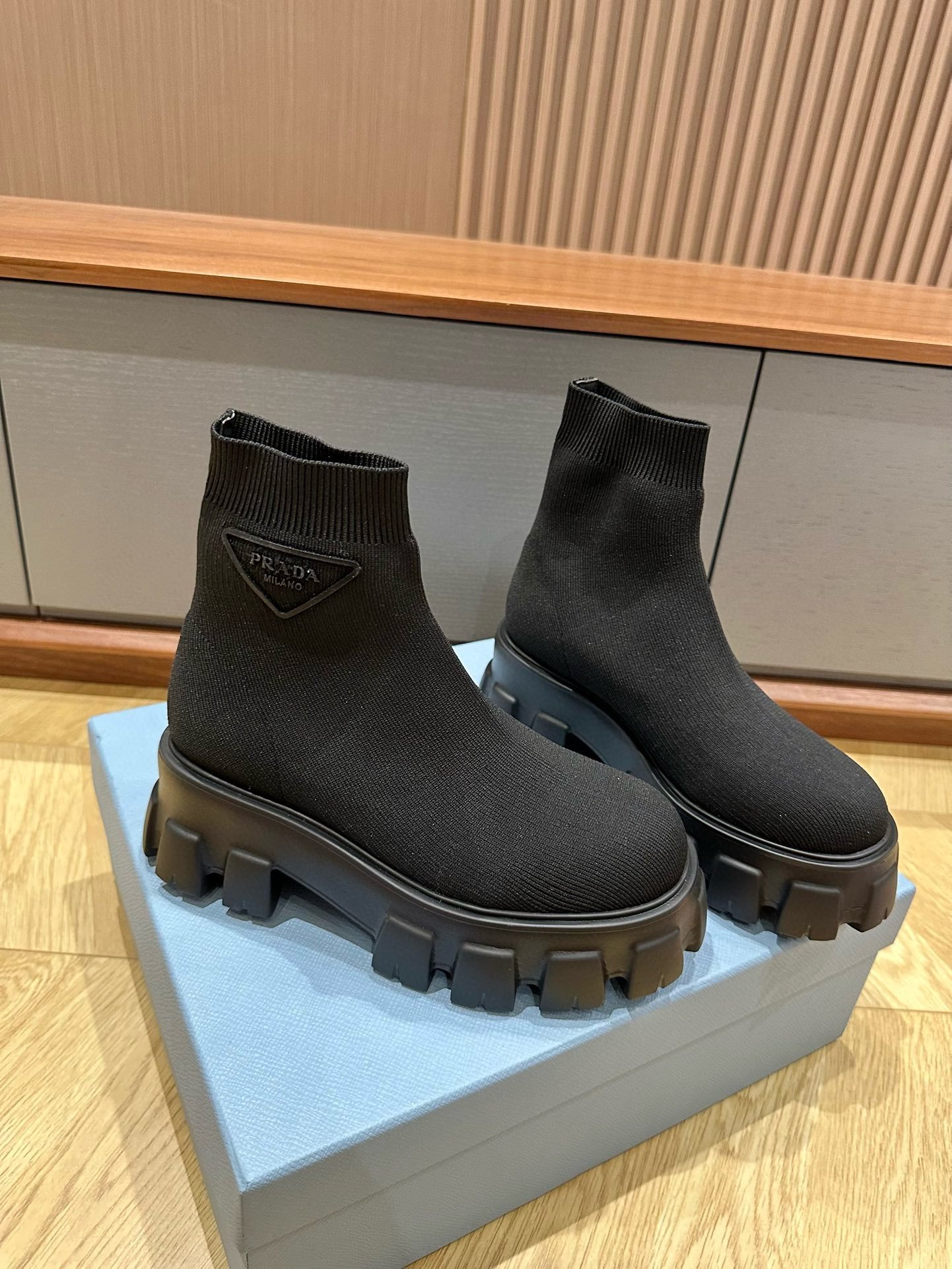 Botas Monolith Prada