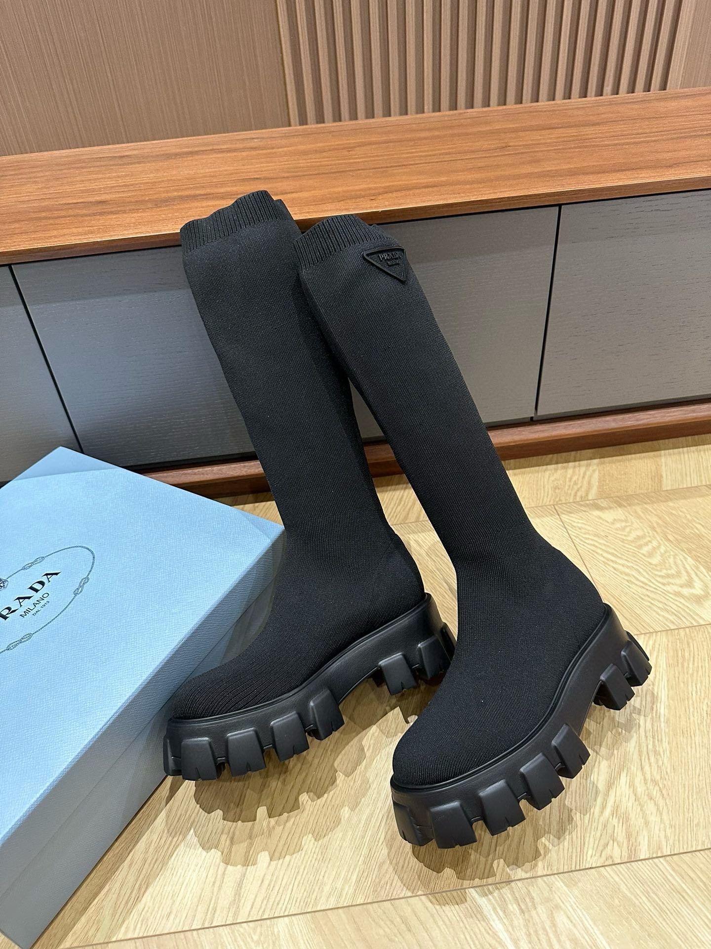 Botas Altas Monolith Prada