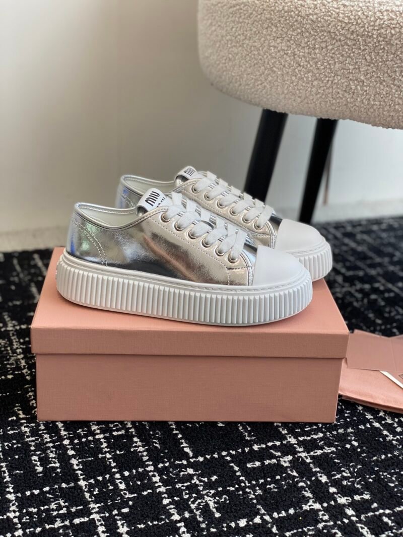 Zapatillas en piel Miu Miu - Imagen 2