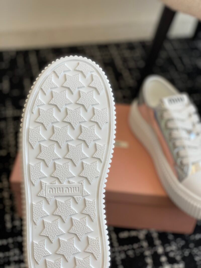 Zapatillas en piel Miu Miu - Imagen 9