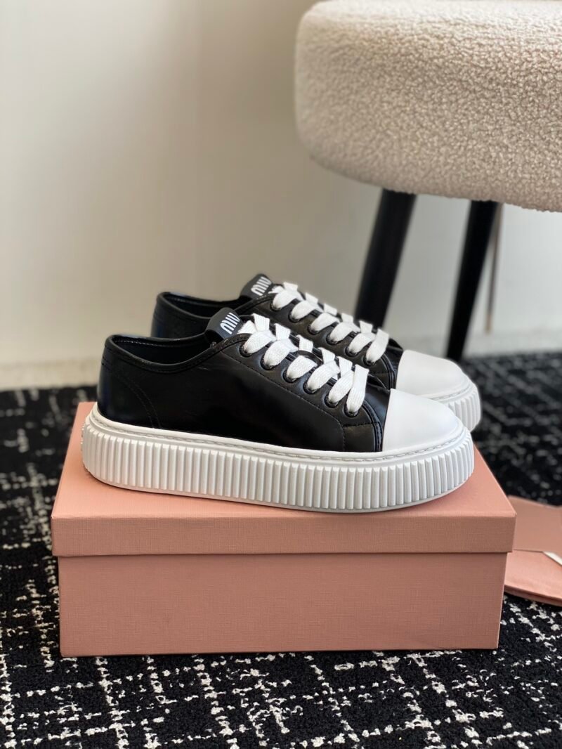 Zapatillas en piel Miu Miu - Imagen 2