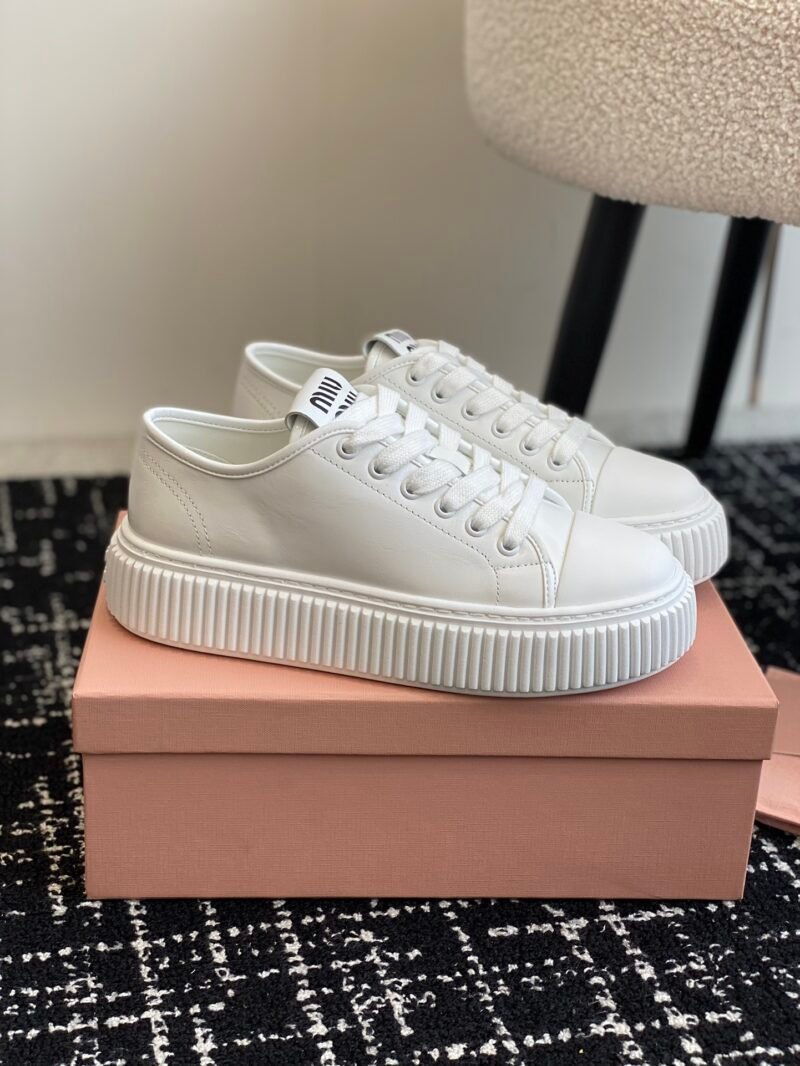 Zapatillas en piel Miu Miu - Imagen 2