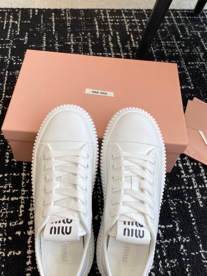Zapatillas en piel Miu Miu - Imagen 5