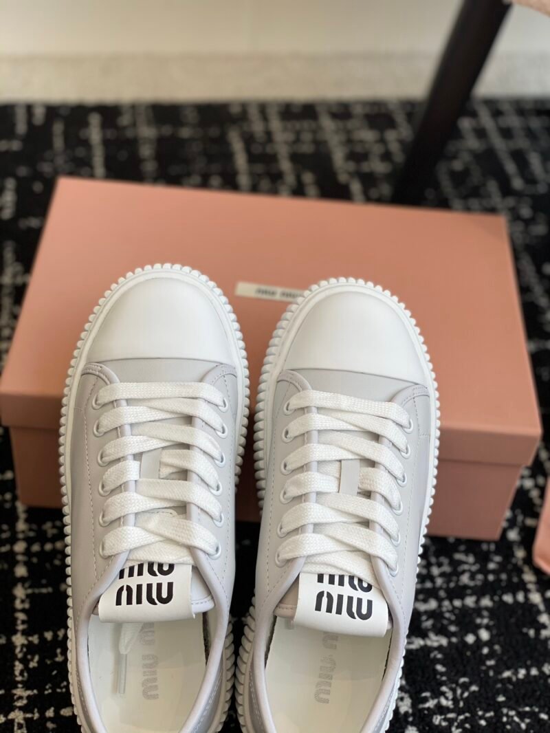 Zapatillas en piel Miu Miu - Imagen 4