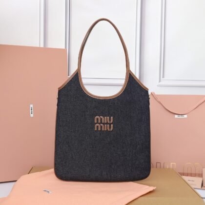 Bolso IVY de denim Miu Miu